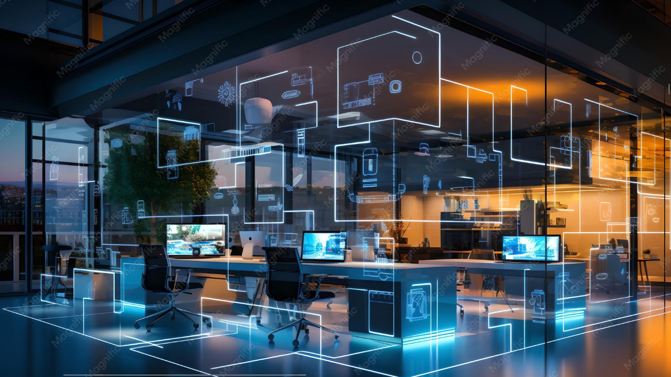 Kreativt digitalt arbejdsrum